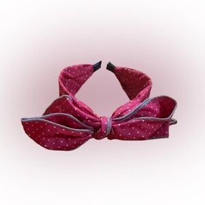 🛍️5 for $15 NWOT For Pink Polka Dot Headband